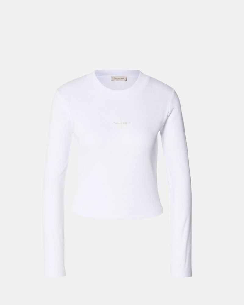  Camisetas Manga larga Mujer CALVIN KLEIN Blanco LV047A803G