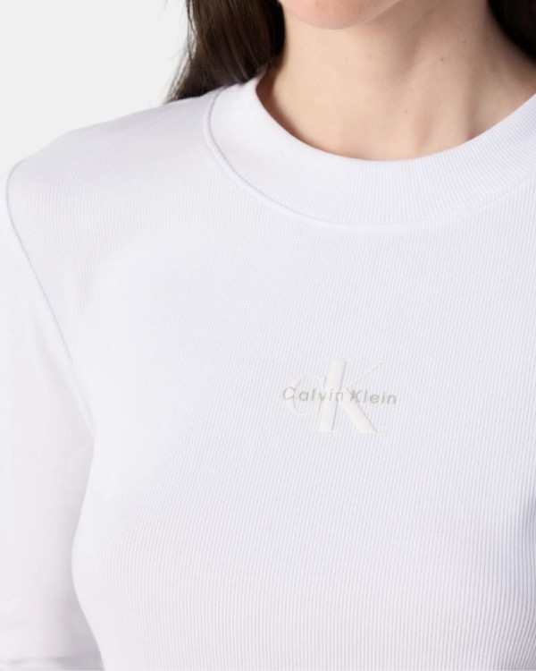  Camisetas Manga larga Mujer CALVIN KLEIN Blanco LV047A803G