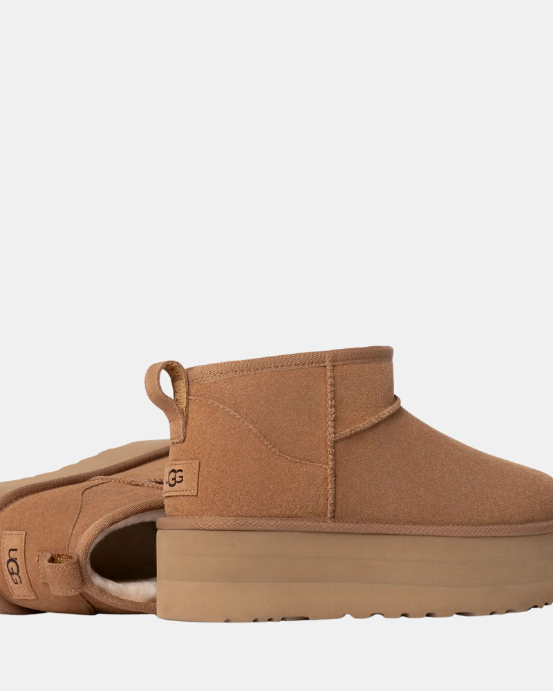  Botines Bajas Australianas Mujer UGG Marrón 1135092 CLASSIC ULTRA MINI PLATFORM