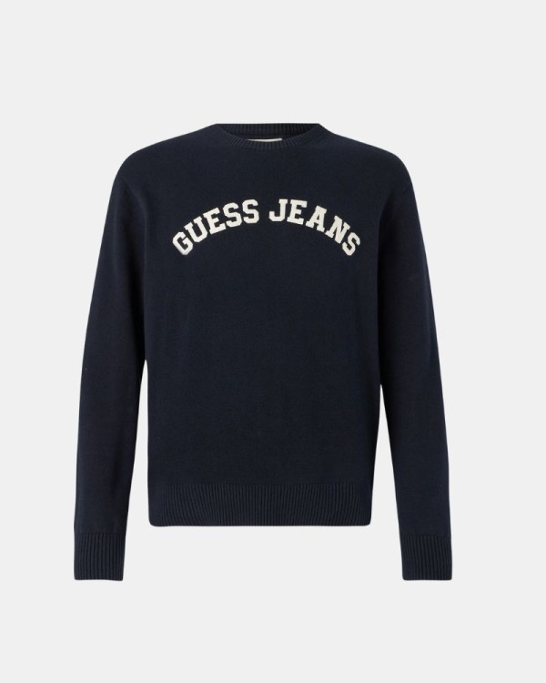 T-shirt manga comprida Homem GUESS Azul M5YR18 Z3HM1
