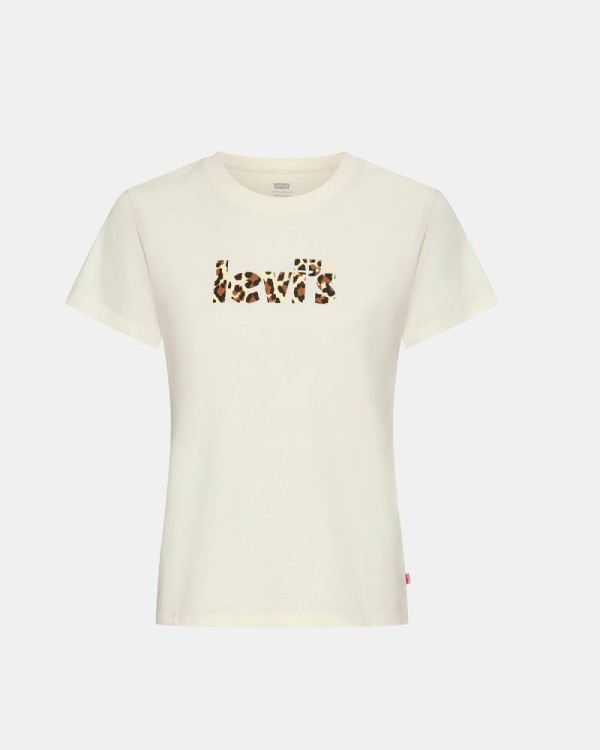 T-shirt Manga curta Mulher LEVIS Branco A2086 0420 LSE THE PERFECT TEE