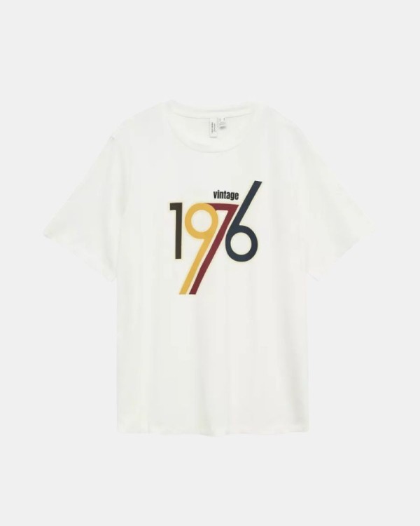 T-shirts Manga curta Mulher VERO MODA Branco 10335254 GIORGIA
