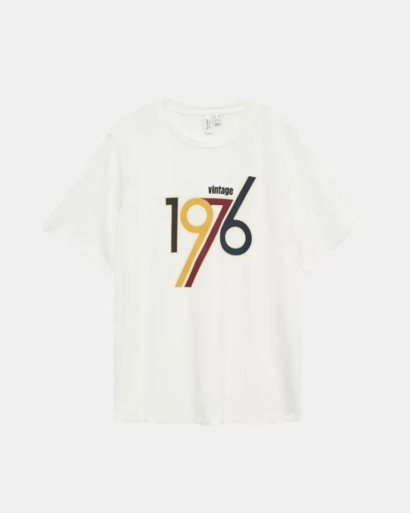 T-shirts Manga curta Mulher VERO MODA Branco 10335254 GIORGIA