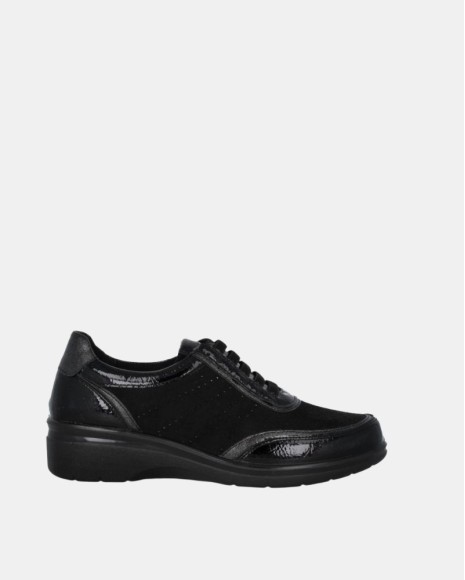Sapatos Baixos Mulher Amarpies Preto 29383