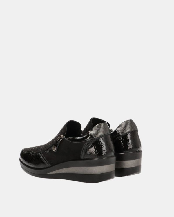  Zapatos Bajos Mujer Amarpies Negro 29385