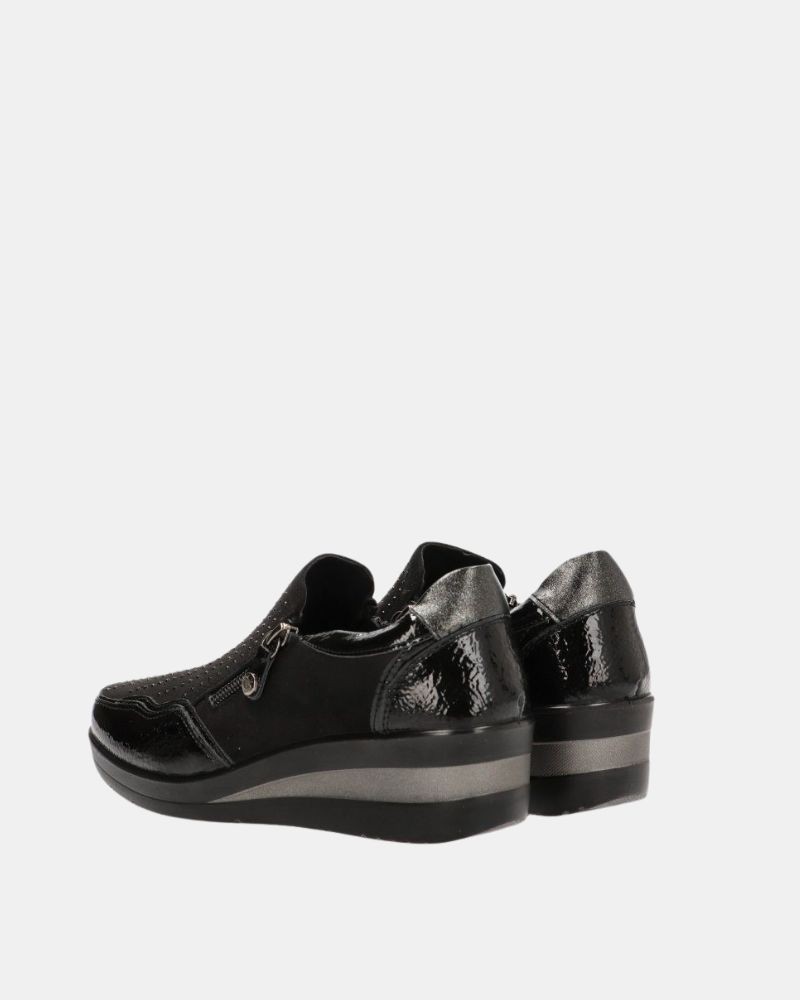  Zapatos Bajos Mujer Amarpies Negro 29385