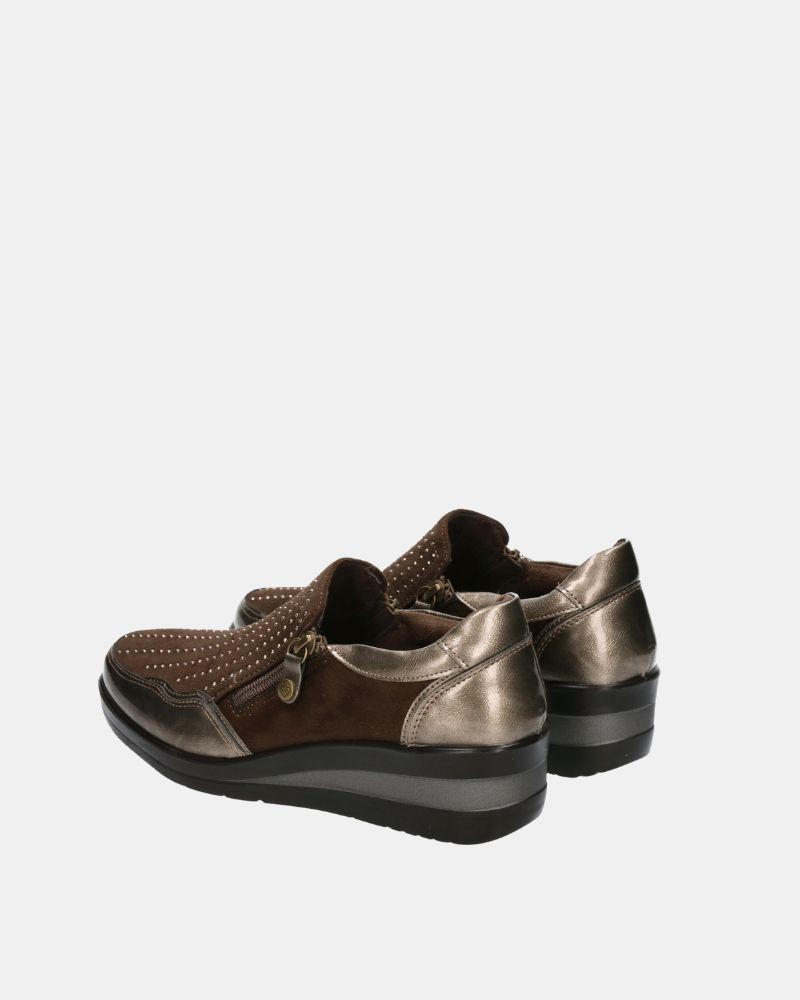 Sapatos Baixos Mulher Amarpies Taupe 29385