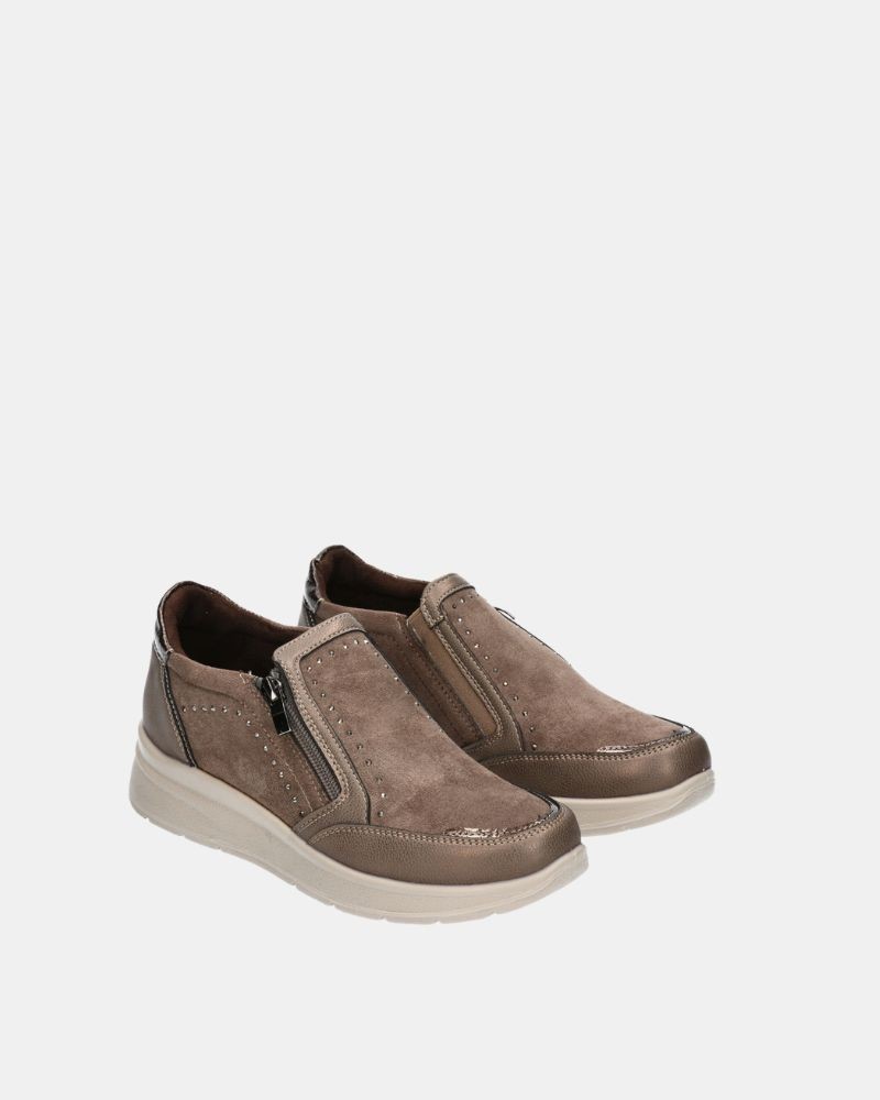 Sapatilhas Baixas Mulher Amarpies Taupe 29351