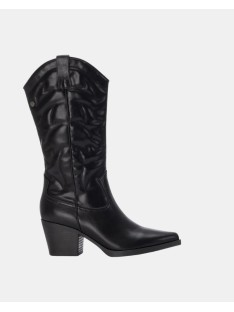 Botas altas cowboy mujer XTI negras black friday