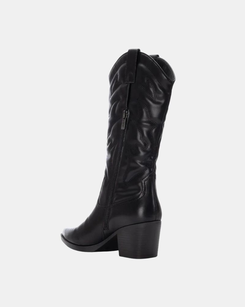Botas altas cowboy black friday Mujer XTI Negro 144306