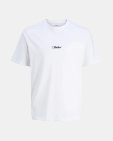 T-shirts Manga curta Homem JACK AND JONES Branco 12278787 SOHO