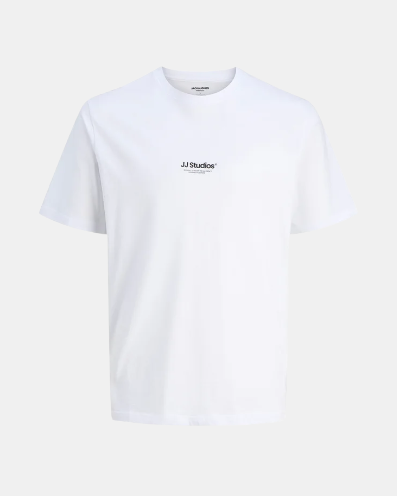 T-shirts Manga curta Homem JACK AND JONES Branco 12278787 SOHO