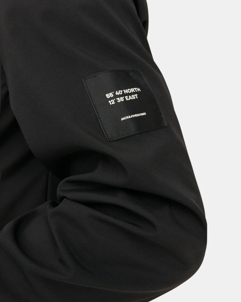 Casacos Corta-Ventos Hombre JACK AND JONES Preto 12236300 BASIC
