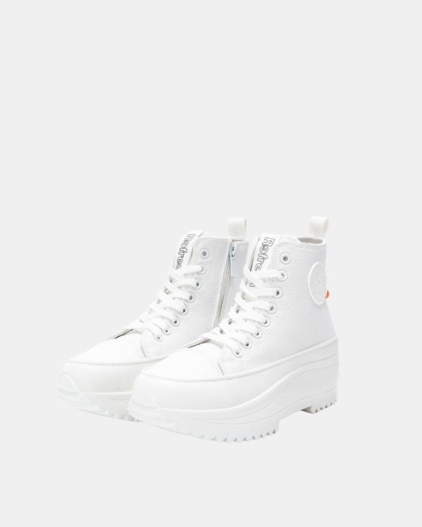 Sapatilhas Altas Mulher REFRESH Branco 171837