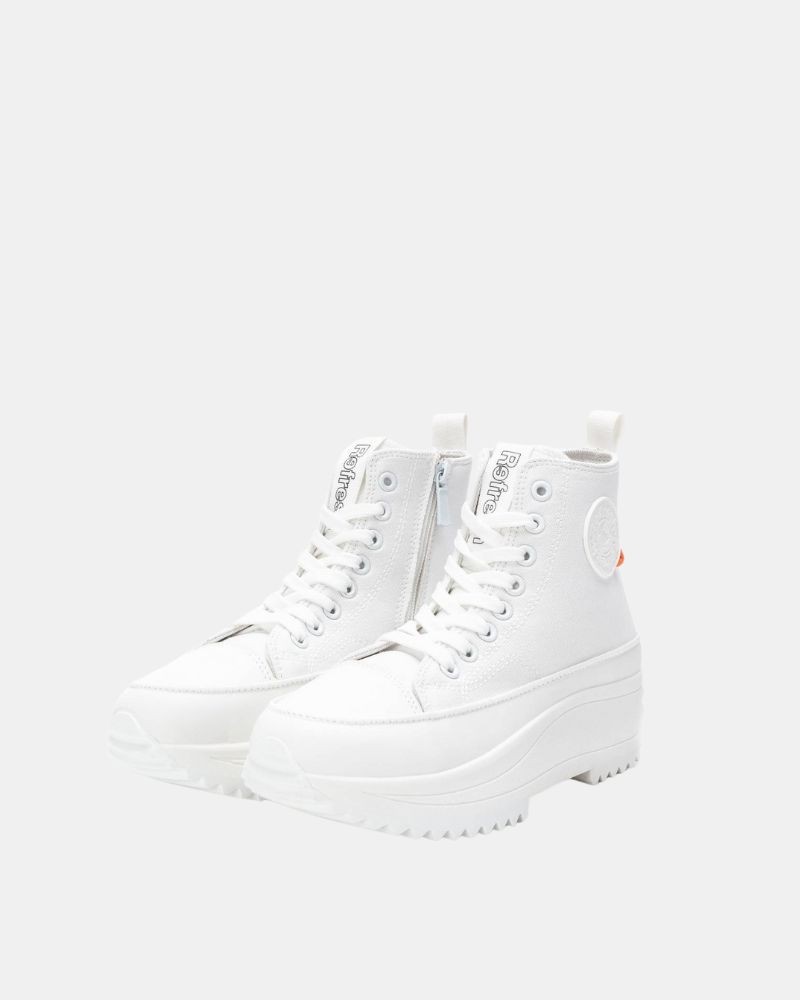 Sapatilhas Altas Mulher REFRESH Branco 171837