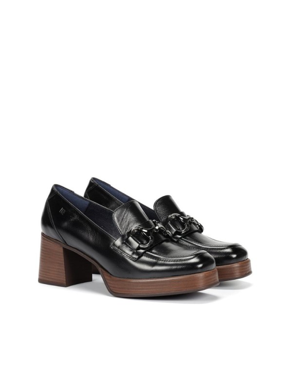 DORKING Zapatos Mocasines Mujer Negro CRISTEL D9155