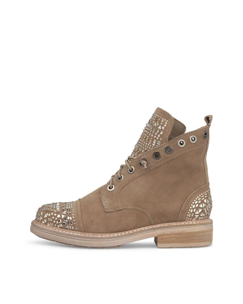 ALMA EM PENA Botas Militares Mulher Taupe I240754