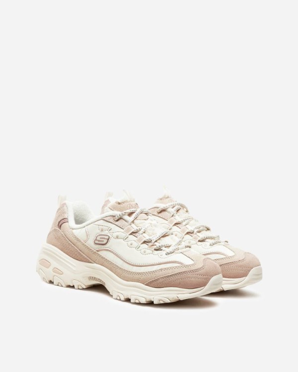 SKECHERS Zapatillas Bajas Mujer Beige 150240 D LITES