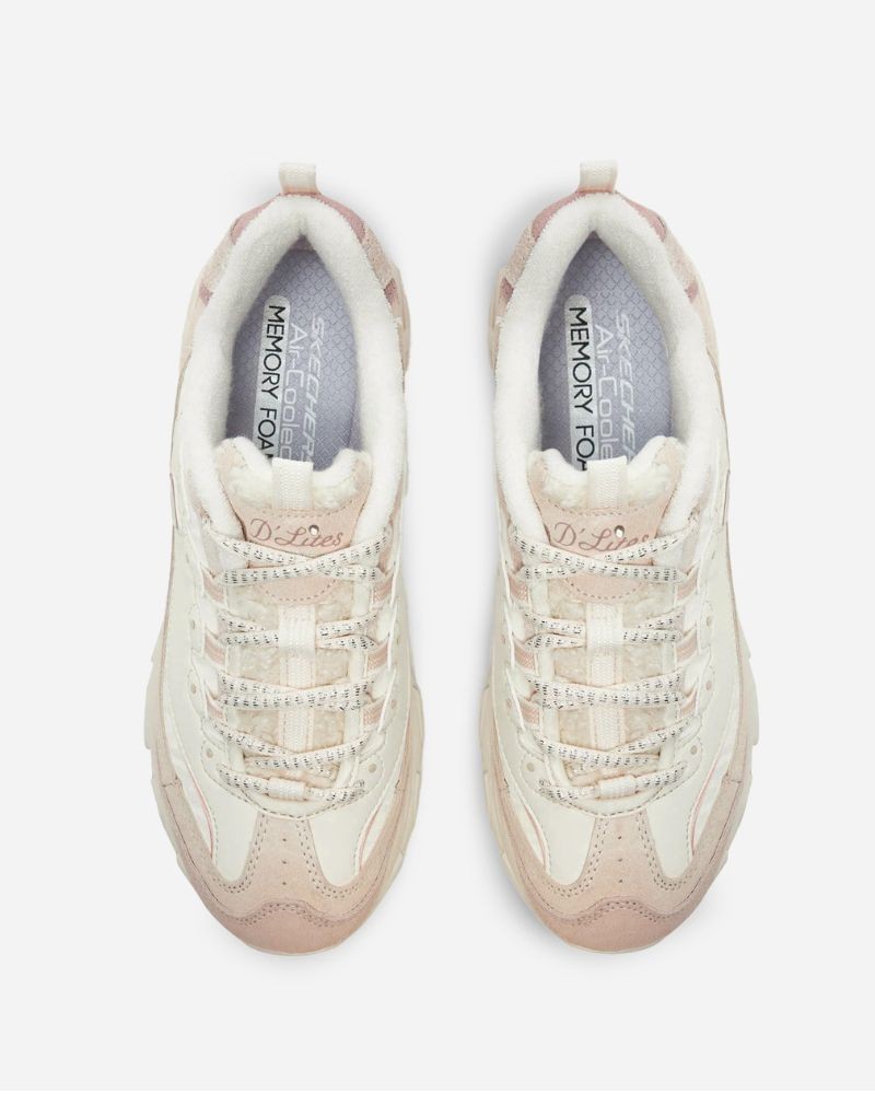 SKECHERS Tênis Baixos Feminino Bege 150240 D LITES