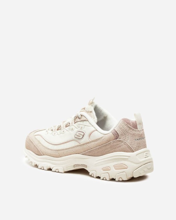 SKECHERS Tênis Baixos Feminino Bege 150240 D LITES