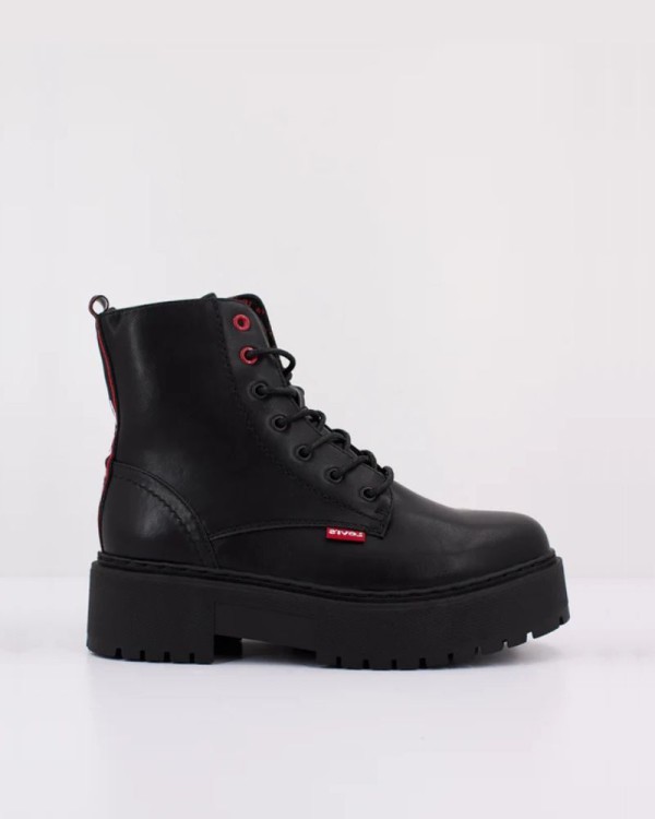 Botas militares femininas Levis cor preto