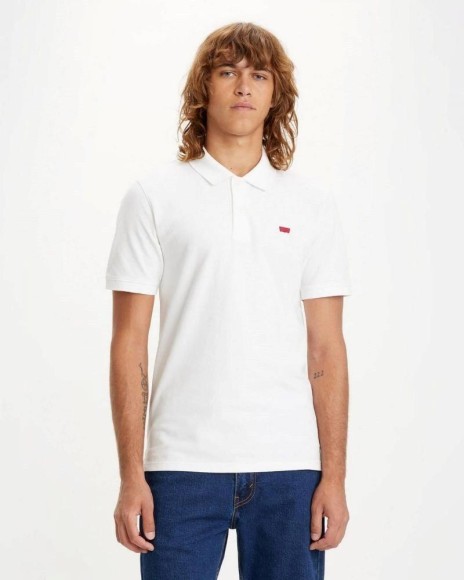  Camisetas Manga corta Hombre LEVIS Blanco A4842 0002 SLIM HOUSEMARK POLO