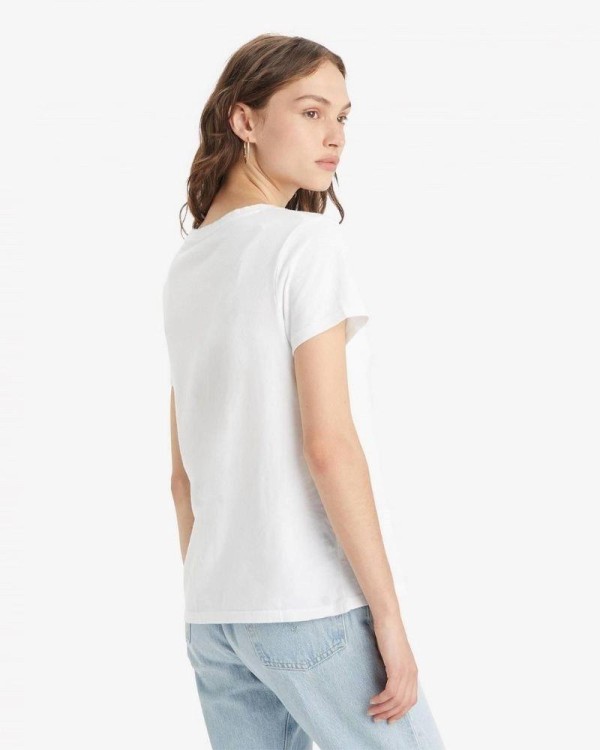 T-shirts Manga curta Mulher LEVIS Branco 85341 0002 PERFECT VNECK