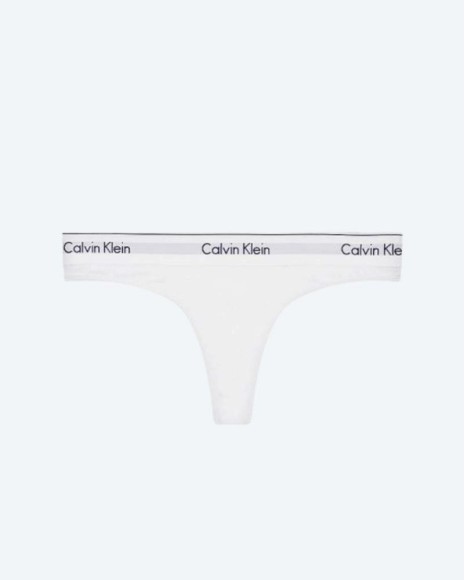 Roupa Interior Parte de Baixo Mulher CALVIN KLEIN Branco 0000F3786E100 Fio Dental