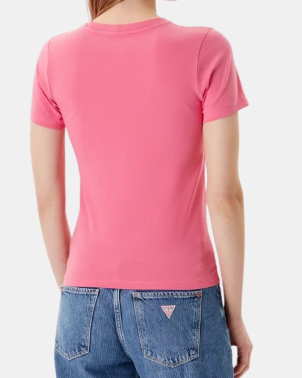 T-shirts Manga curta Mulher GUESS Rosa W4YI04 J1314