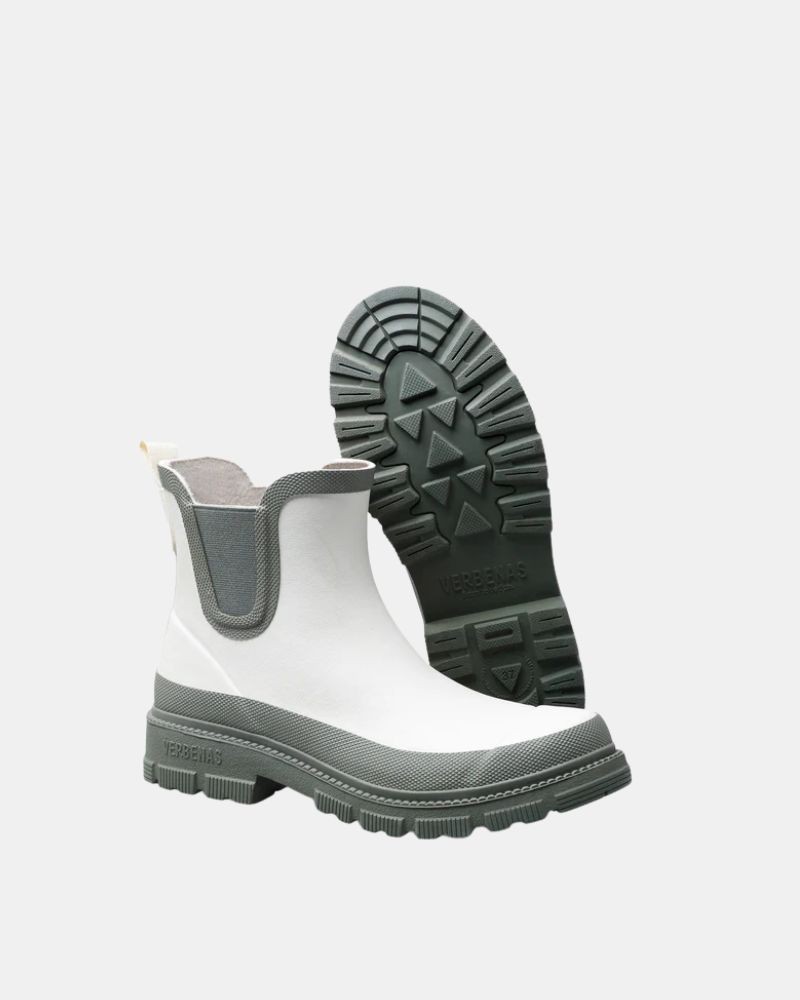 Botas Botas de água Mulher Verbenas Branco LUA MATE COMBI OFF