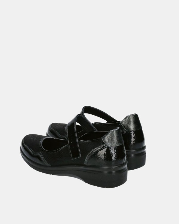 Sapatos Bailarinas Mulher Amarpies Preto 29381