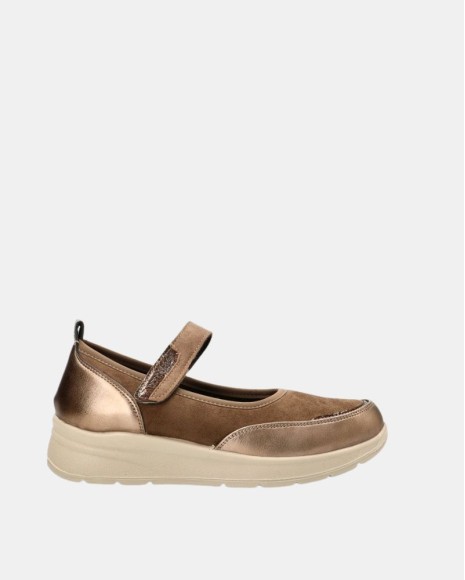 Zapatos Bailarinas Mujer Amarpies Beige 29350
