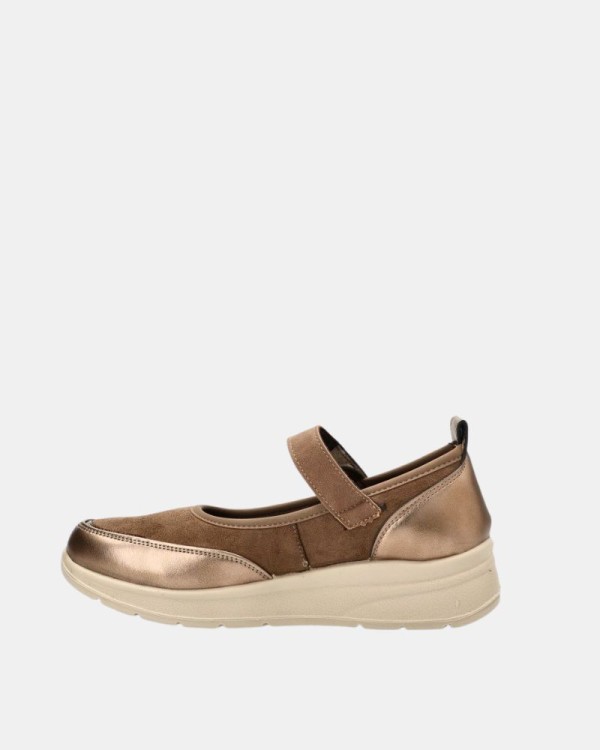  Zapatos Bailarinas Mujer Amarpies Beige 29350