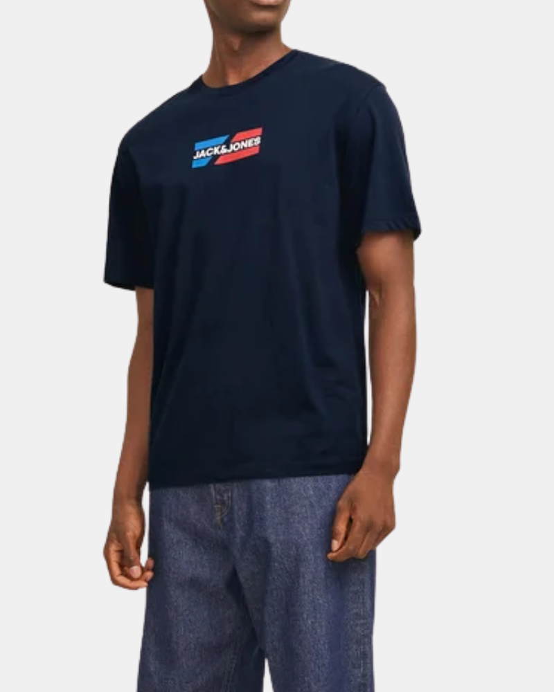 Camisetas Manga corta Hombre JACK AND JONES Azul 12268415 CORP