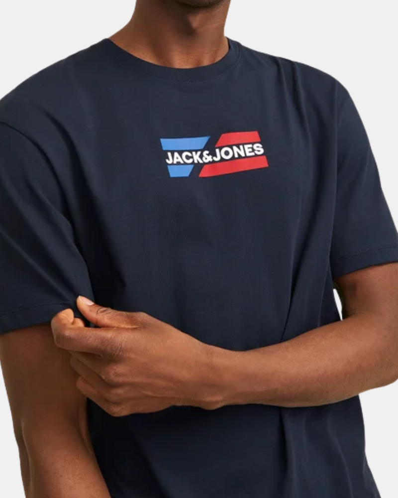 T-shirts Manga curta Homem JACK AND JONES Azul 12268415 CORP