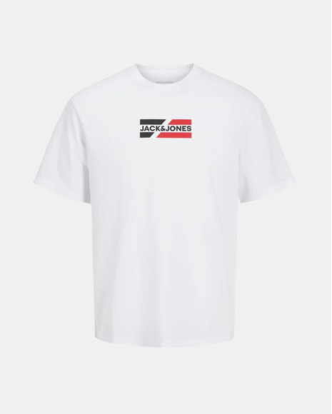 T-shirts Manga curta Homem JACK AND JONES Branco 12268415 CORP