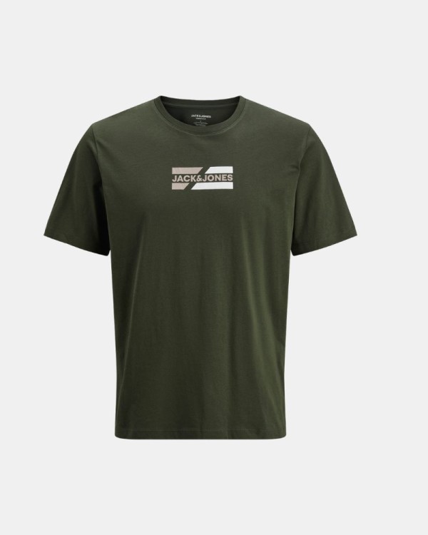  Camisetas Manga corta Hombre JACK AND JONES Verde 12268415 CORP
