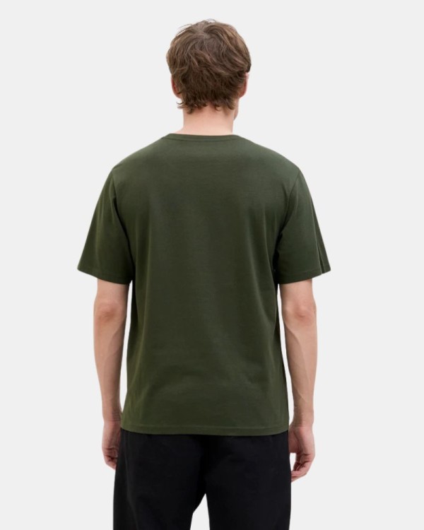 T-shirts Manga curta Homem JACK AND JONES Verde 12268415 CORP