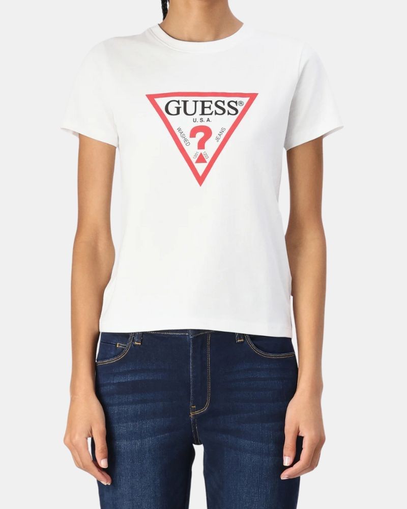  Camisetas Manga corta Mujer GUESS Blanco W4YI04 J1314