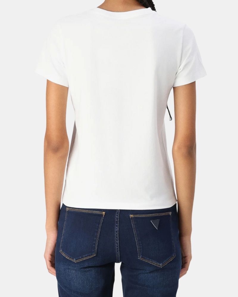 T-shirts Manga curta Mulher GUESS Branco W4YI04 J1314