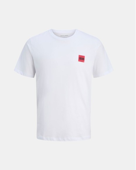 T-shirts Manga curta Homem JACK AND JONES Branco 12279100 BRANDY