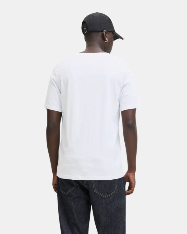 T-shirts Manga curta Homem JACK AND JONES Branco 12279100 BRANDY