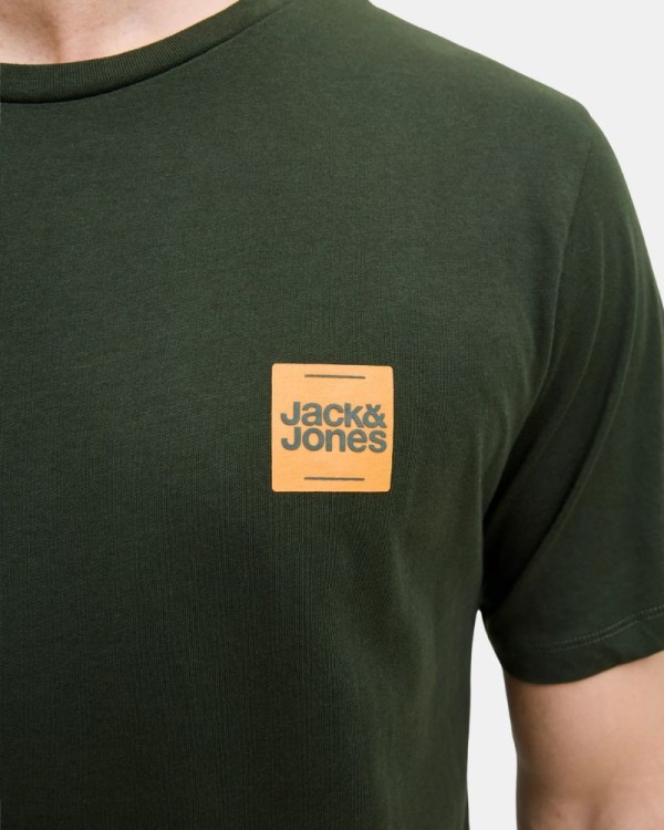  Camisetas Manga corta Hombre JACK AND JONES Verde 12279100 BRANDY