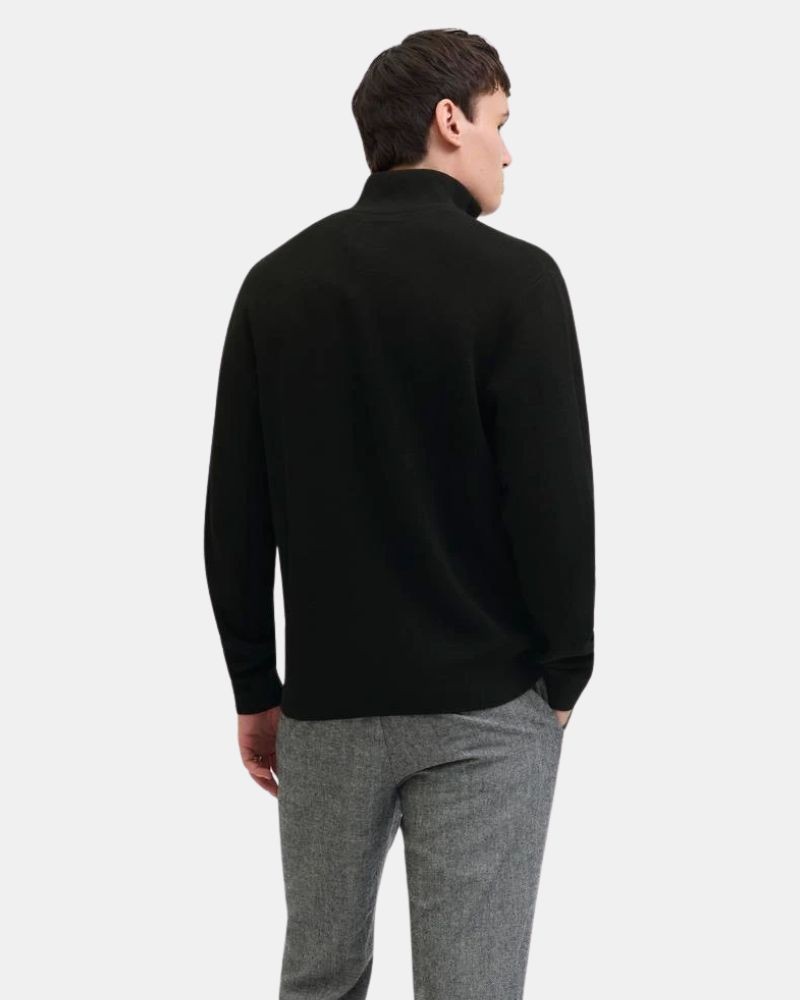  Jersey Manga larga Hombre JACK AND JONES Negro 12259664 MILANO