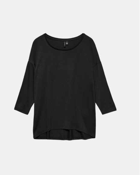 T-shirts Manga comprida Mulher VERO MODA Preto 10334576 AVA