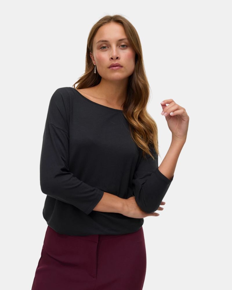 T-shirts Manga comprida Mulher VERO MODA Preto 10334576 AVA