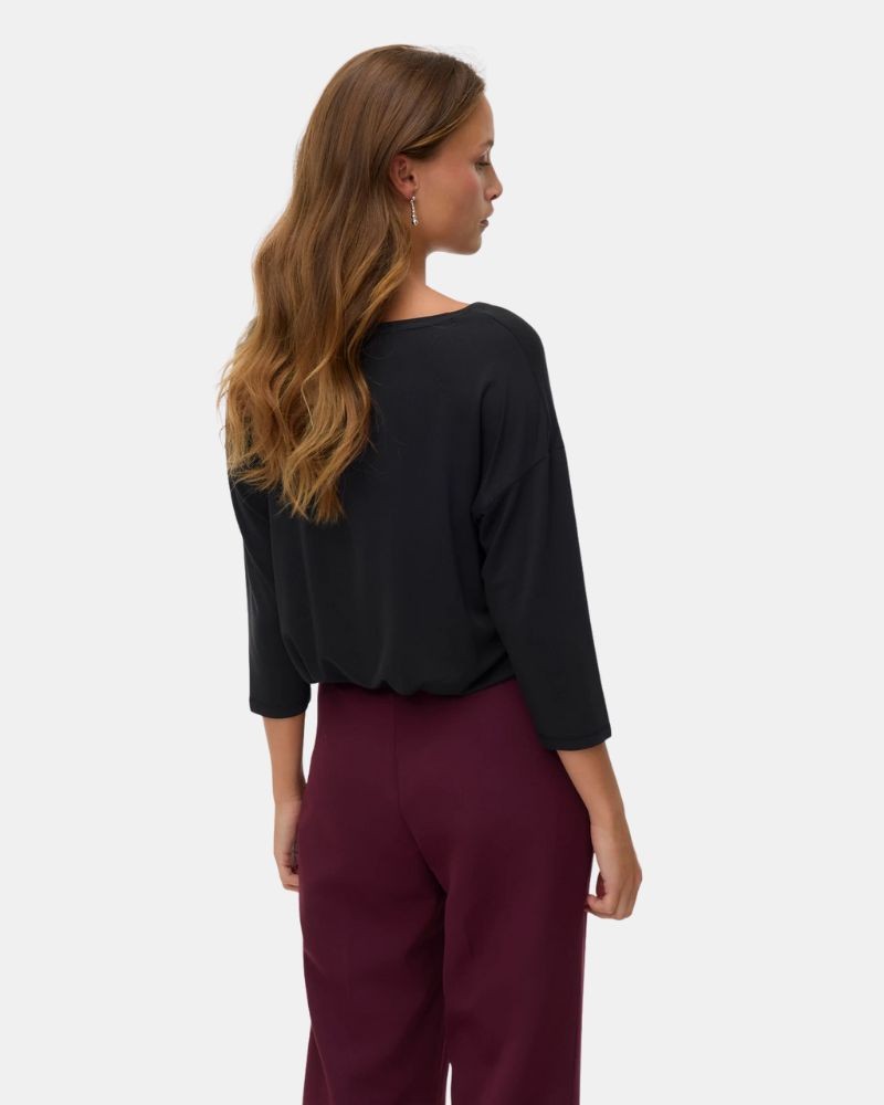 T-shirts Manga comprida Mulher VERO MODA Preto 10334576 AVA