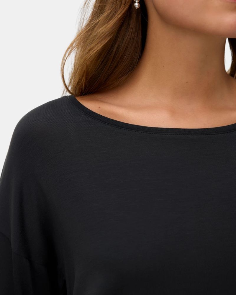 T-shirts Manga comprida Mulher VERO MODA Preto 10334576 AVA