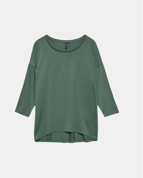 T-shirts Manga comprida Mulher VERO MODA Verde 10334576 AVA