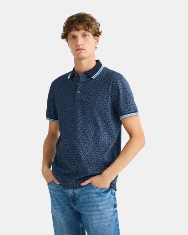  Camisetas Manga corta Polos Hombre MICHAEL KORS Azul CS550V85KS MK SIG GREENWICH POLO